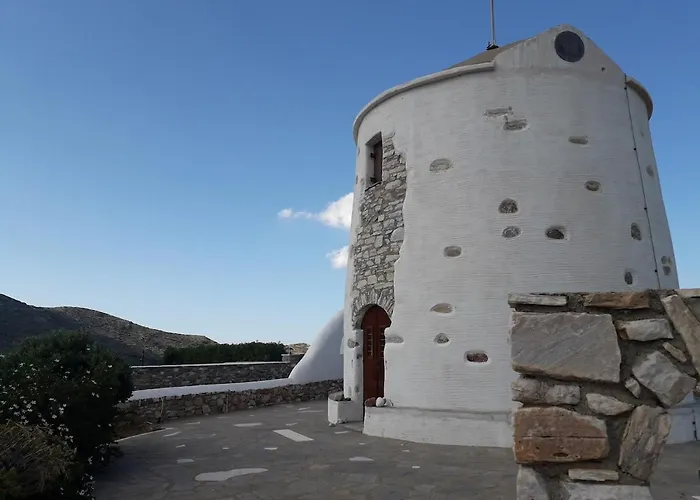 度假居 Paros Traditional Windmill In Lefkes 雷夫克斯