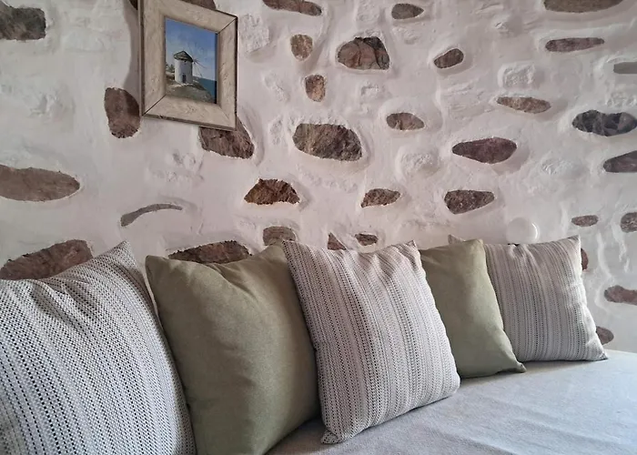 Paros Traditional Windmill In Lefkes